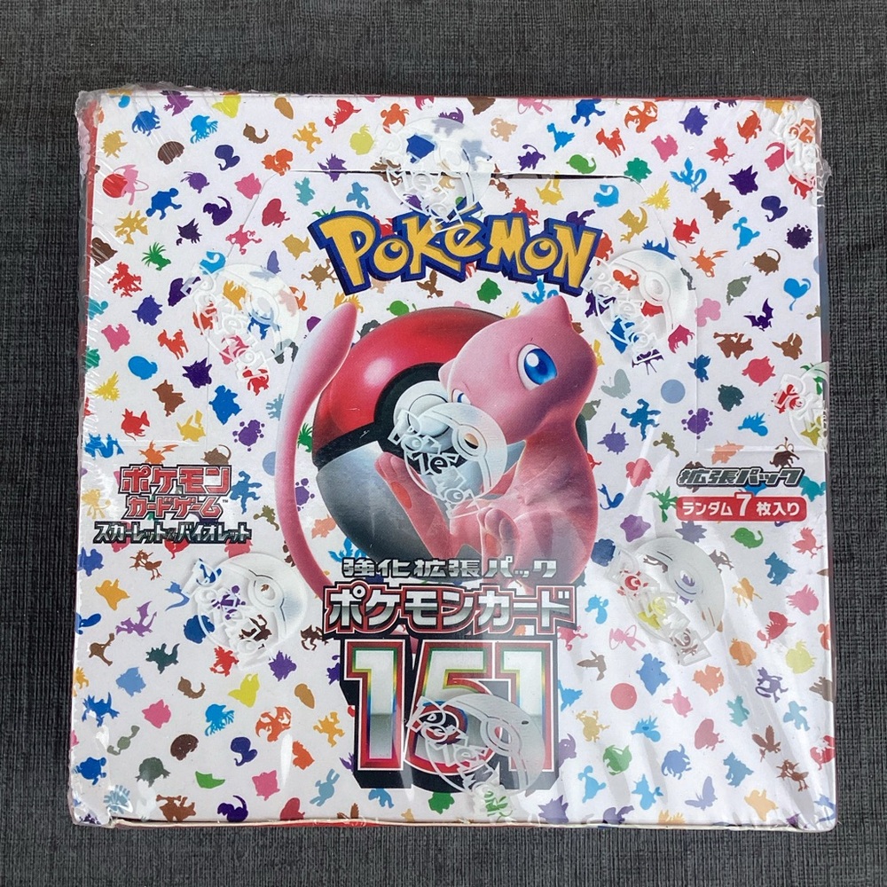 Pokémon PROXY, scarlet violet 151 TCG booster box trade card